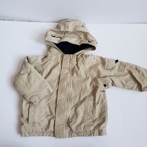 Baby boys 18 mo. khaki hooded windbreaker